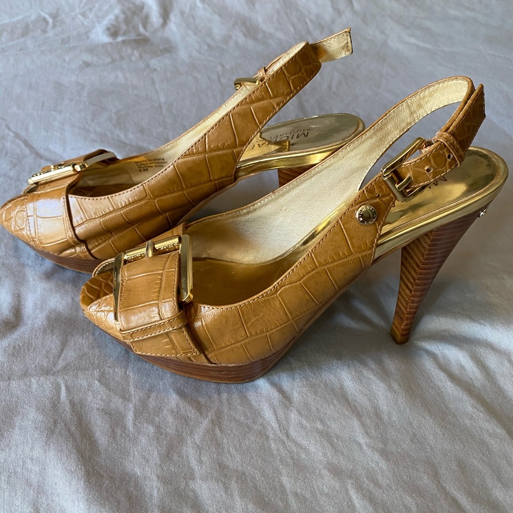 Micheal Kors Slingback Heels